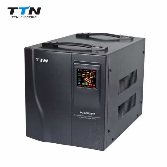 Protector automático del poder del estabilizador del voltaje del control del motor servo monofásico